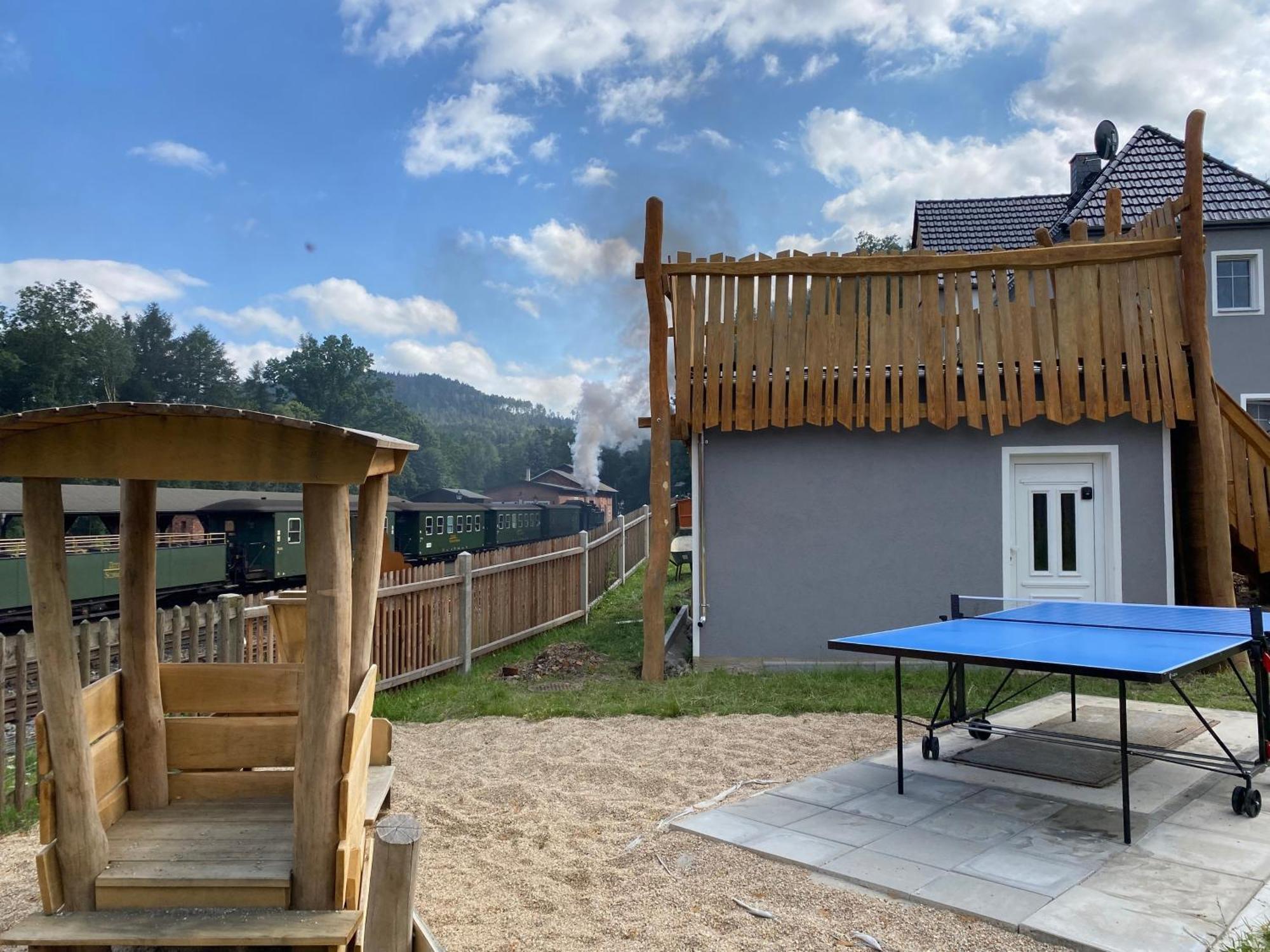 Ferienhaus Bimmelbahn 2 Olbersdorf Ngoại thất bức ảnh
